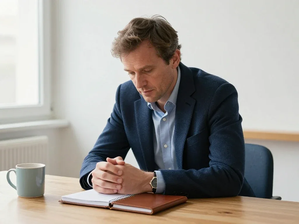 Un conseiller expert écoutant attentivement pour offrir des recommandations stratégiques et un accompagnement personnalisé.